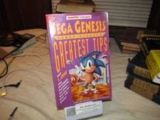 Sega Genesis Game Secrets Greatest Tips GamePro Strategy Tips Book 1ST PR 1992