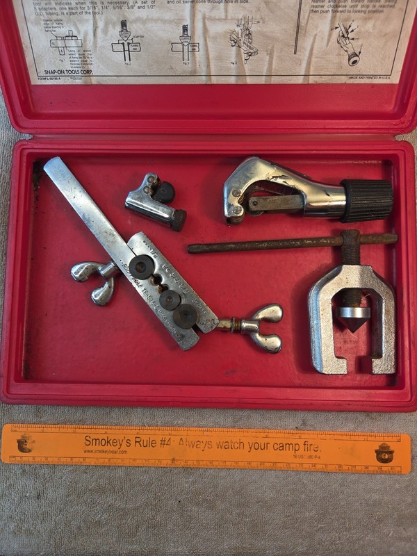 Blue-Point TOOLS TF-528-D Double-Flaring Tool Kit for Thin-Wall Tubing USA