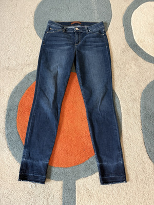 Joe's Jeans Flawless The Markie Skinny Crop Women's Size 28 Mid Rise Denim