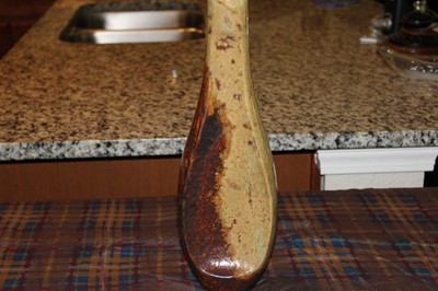 Primavera Brown Beige Vintage Vase 14.5''Tall