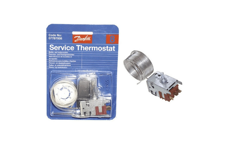 Thermostat Danfoss n° 8 077B7008 pour corriger le froid d'un frigo Brandt