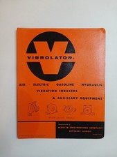 Martin Vibrolator Vibrators Sales Catalog 1963 Book Folder Vibration Inducers