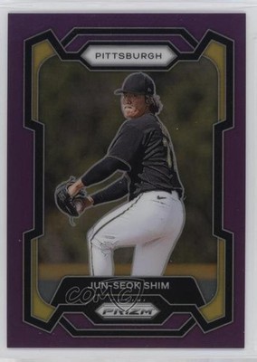 2024 Panini Prizm Purple Prizm 59/99 Jun-Seok Shim #290 14lt
