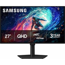 Samsung 27" Odyssey OLED G61SH QHD 240Hz Gaming Monitor, Black (LS27HG612SNXZ