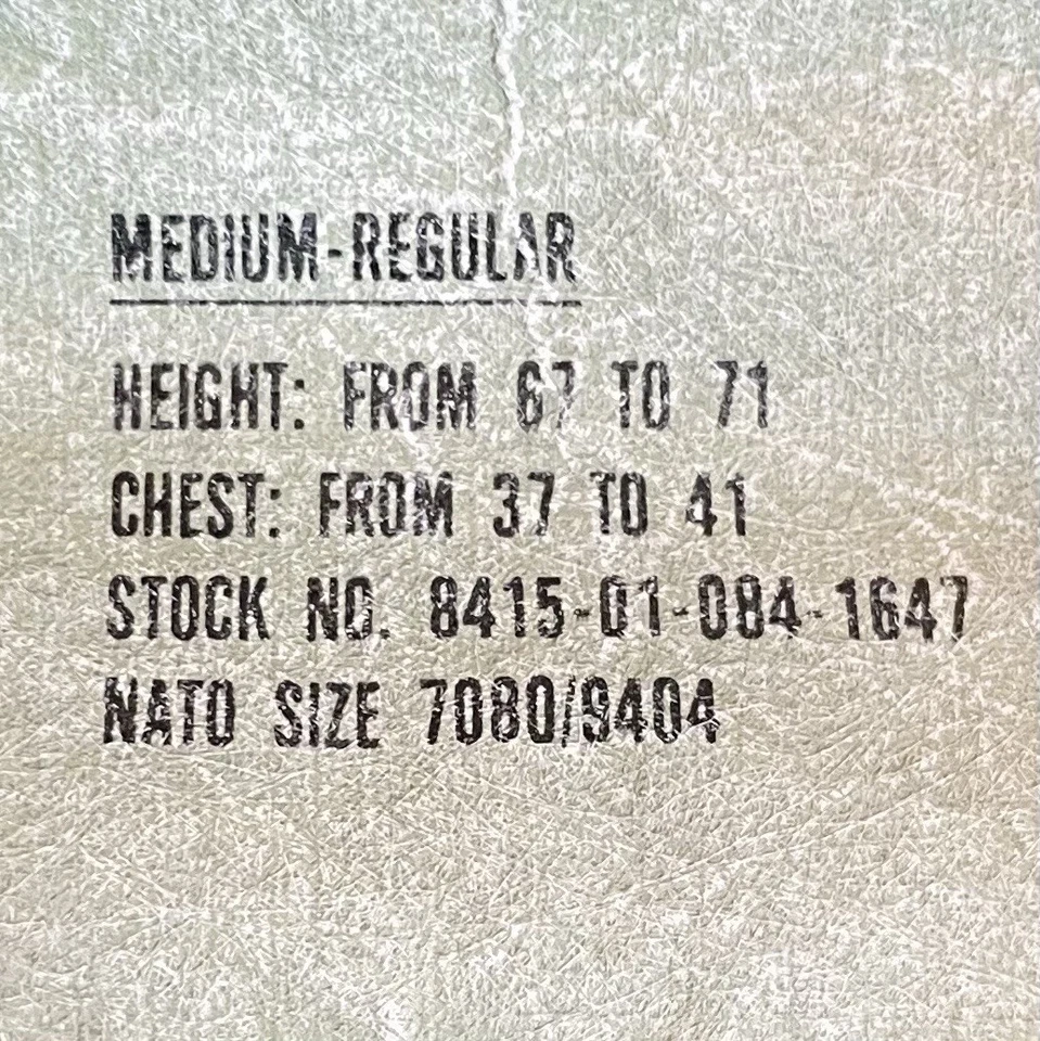 US Military ARMY Camouflage Woodland Fatigue Combat Jacket NATO Medium Regular - Image 4 of 4