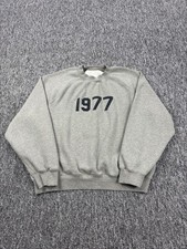 Fear of God Sweatshirt Men Medium Essentials Dark Oatmeal 1997 Crewneck Pullover