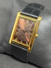 Vintage Seiko Slim Quartz Mens Wrist Watch Wi...