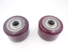 2 Pack Mapp Caster 4"DIA x 2-1/2"W x 25mm ID JBE6205 Pallet Jack Load Wheels