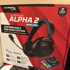 HyperX Cloud Alpha 2 - Wireless Gaming Headset (BRAND NEW)
