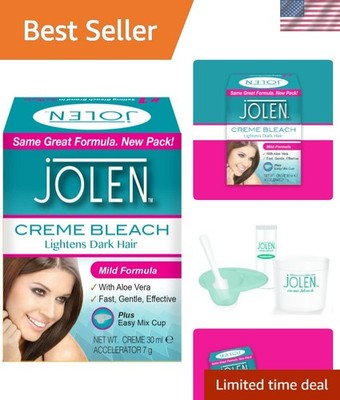 All-Natural 30ml Hair Bleach Cream - Gentle Alternative to Waxing at Home