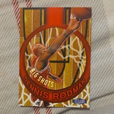 Fleer Ultra Big Shots Dennis Rodman 5/15 BS Chicago Bulls 1997-98 Insert