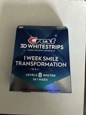 NEW Crest 3D Whitestrips 1 Week Smile Transformation EXP 2027 - FAST SHIPPING   