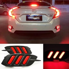 New 2Pcs for Honda Civic 2016 2017 2018 LED D...