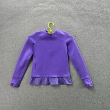 Ivivva Girls Sweatshirt 6 Purple Star Gazer Power Pullover