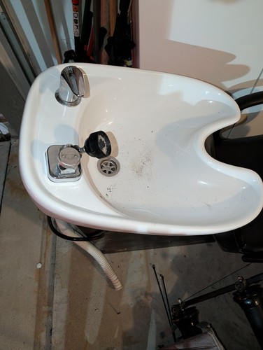 Salon Grade Hair Washing Sink Basin Shampoo Bowl Neck Rest With Chair