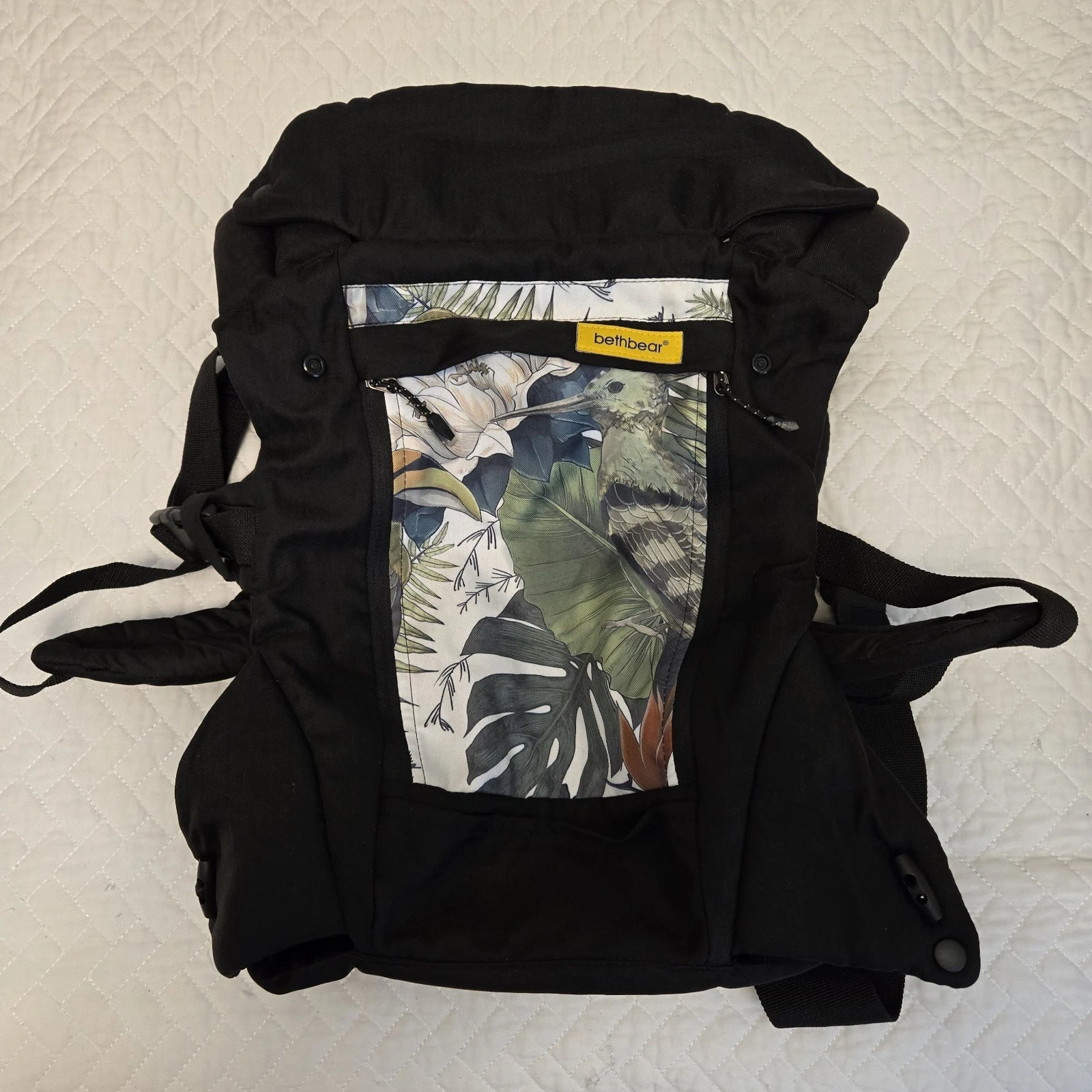 BethBear 4-in-1 Baby Carrier Plants Ergonomic Convertible NWT ***READ