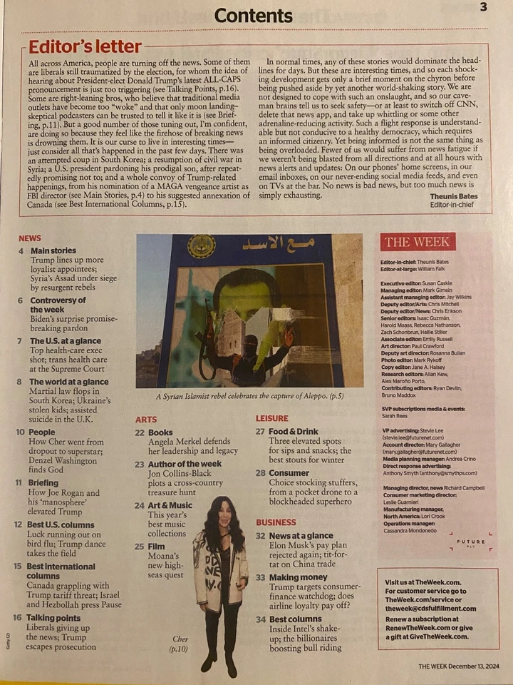 CHER week DENZEL WASHINGTON Donald trump ELTON JOHN Joe rogan MOANA 2 due lipa — 第 2/4 张图片