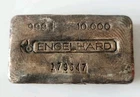 10 oz Engelhard Canada .999 Fine Silver Bar Rare 3rd series S/N 179647