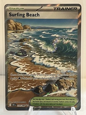 Pokémon TCG - Chaos Rising - Surfing Beach - Ultra Rare 114/086