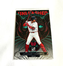 Kristian Campbell 2025  Panini Donruss  Unleashed Insert Card #5 - Red Sox