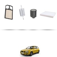 Hoffcar Wartungsset - 4 Filter Kompatibel Mit Seat Ibiza II 1.4 16V 74KW Ab