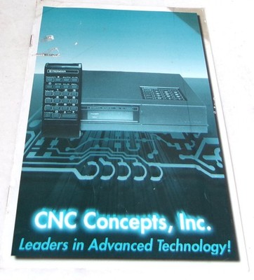 Vintage 1992 CNC Concepts Cable Descrambler Catalog Zenith Pioneer Box Bullet
