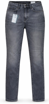 VERO MODA Jeans Damen W28 L30 Grau Straight Stretch Mid Rise ANNA