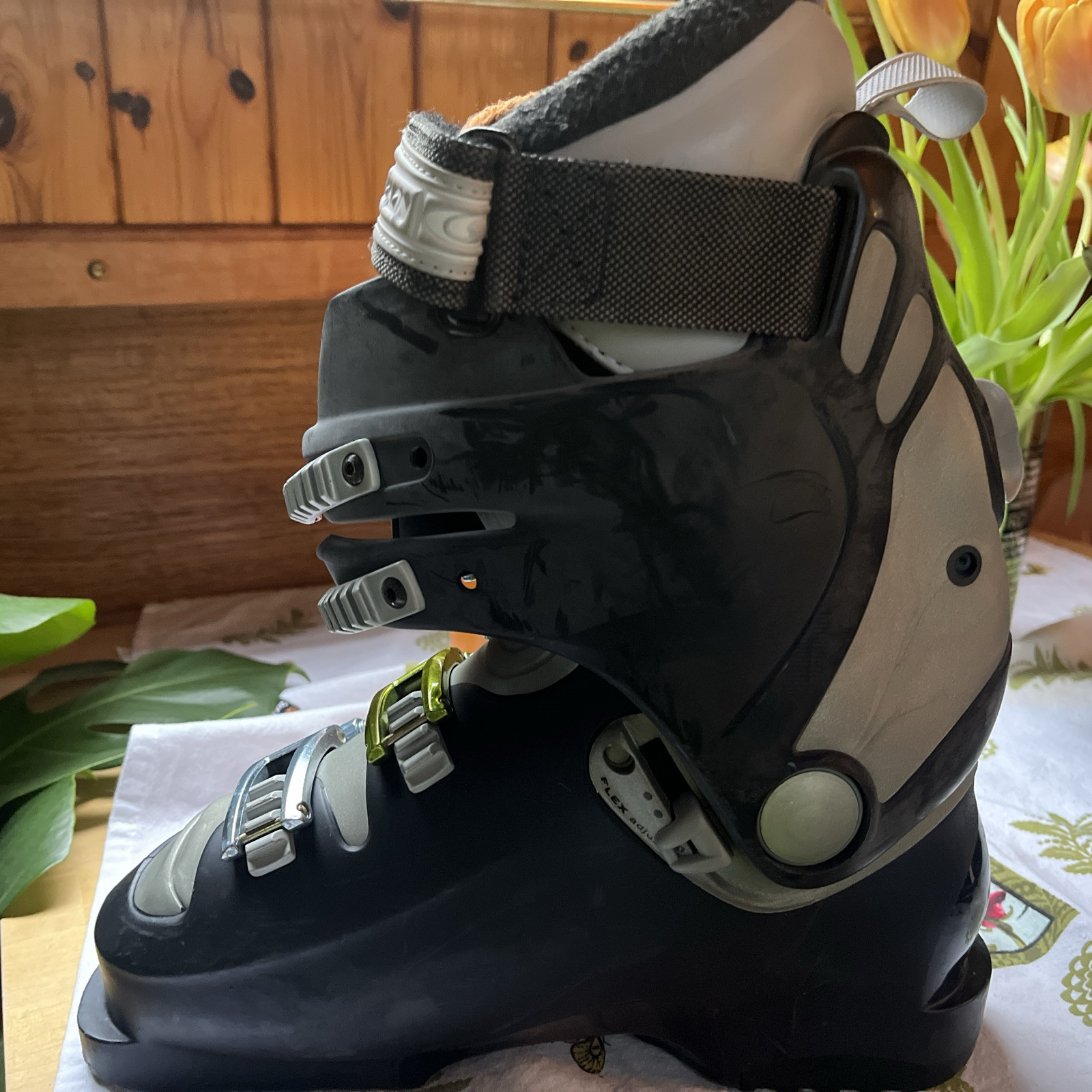 Scarponi da Sci Salomon Sensifit 286mm Made In Italy Fibbia 3D Regolazione Flessibile