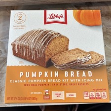Kit de pan de calabaza Libby's - 57,75 oz. caja sellada con glaseado