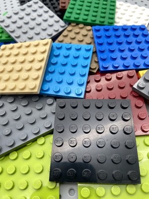 LEGO  2x Platte Bauplatte Plate Basic 6x6 flach 3958 - verschiedene Farben