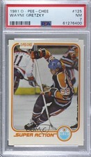 1981-82 O-Pee-Chee Wayne Gretzky #125 PSA 7 HOF m2a