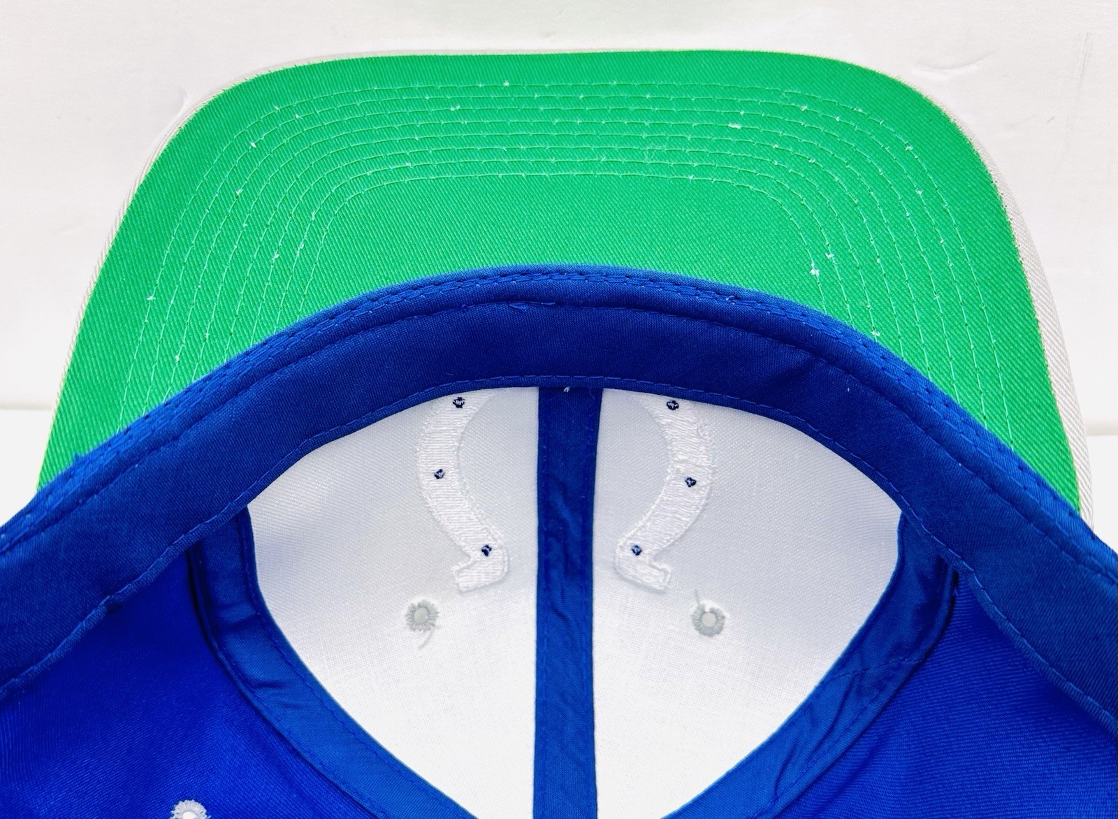 Vintage KMG Pro Model NEW ERA Indianapolis COLTS Team NFL Snapback Hat NWT