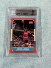 1986-87 Fleer Basketball #57 Michael Jordan Rookie Card (RC) graded BGS 9 MINT!!