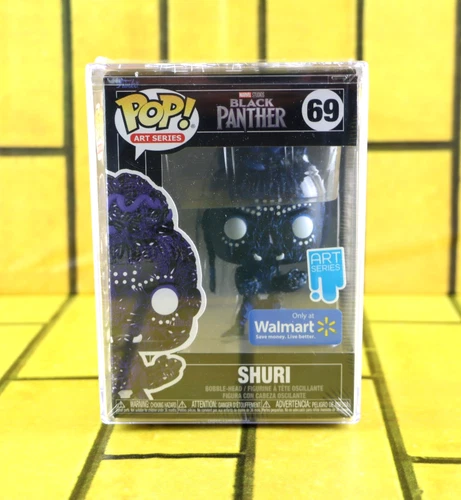 Funko Pop! Marvel Black Panther Shuri #69 Art Series Walmart Exclusive SEALED