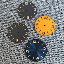 38.8mm Pilots Watch Dial Green Luminous for ETA6497 ST3600 Movement Watch Parts