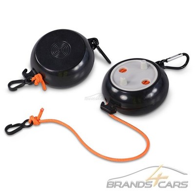 2x ENVA CAMPING WÄSCHELEINE MIT AUFROLLFUNKTION 8m AUSZIEHBARE WÄSCHELEINE NYLON