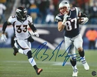 Rob Gronkowski Autographed Signed New England 8x10 Photo with COA-Hologram