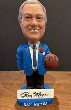 Bobblehead dédicacé Ray Meyer 2003 - DePaul Blue Demons Coach - édition limitée #
