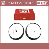 2X Scheinwerferring FüR Porsche 911 G '77-'89 964 Lackring Schwarz +Schrauben