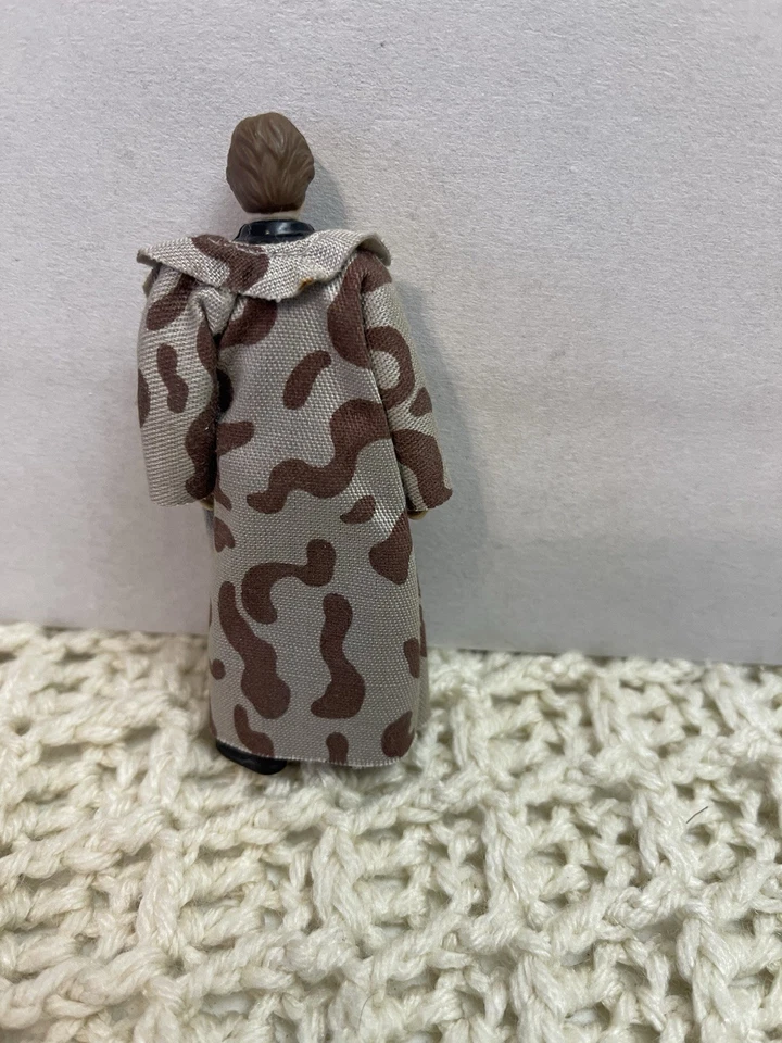 Figura de acción vintage Kenner Star Wars Han Solo Endor Trench Coat ROTJ 1984 Foto 2 de 2