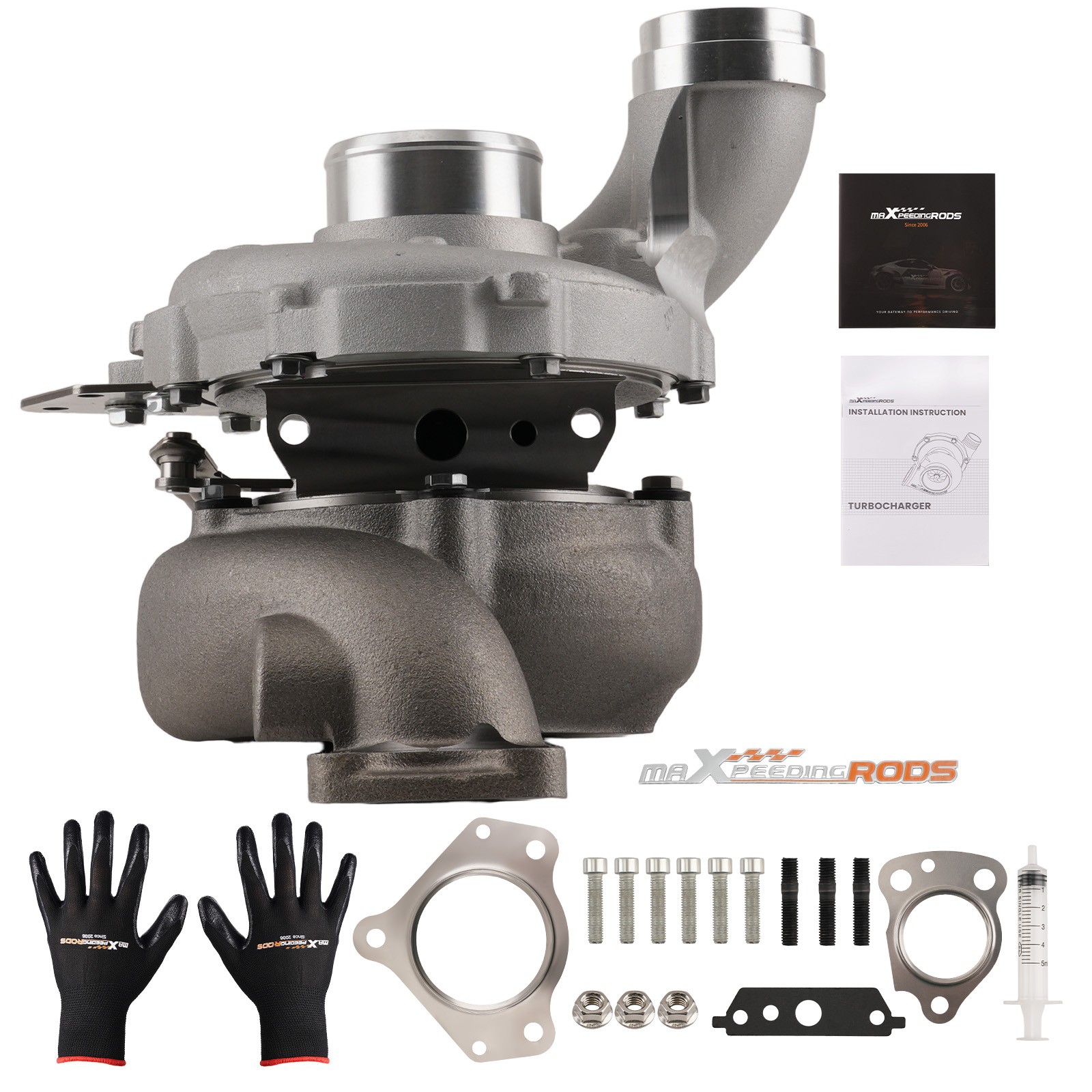 Turbo For Mercedes 3.0l  Gl-class M-class R-class 165kw Om642 765155 w/ gaskets