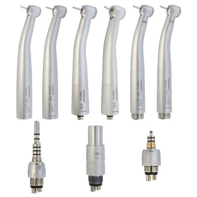 COXO Dental High Speed Handpiece Fiber Optic For KaVo NSK W/H Coupler 4 6 Holes