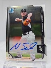 2015 Bowman Chrome Nolan Sanburn Autograph #BCAP-NS Chicago White Sox ²