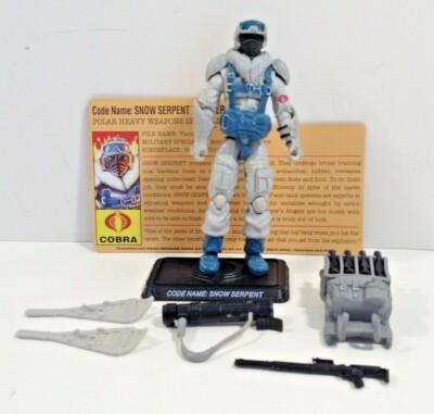 GI Joe 25th Anniversary Snow Serpent Heavy Weapons loose