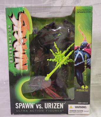 SPAWN VS. URIZEN アクションフィギュア REGENERATED McFarlane Toys SPAWN Regenerated vs URIZEN Deluxe Box Set Ultra