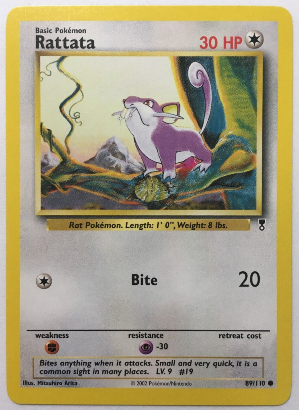 POKEMON RATTATA 89/110 LEGENDARY COLLECTION COMMON NEAR MINT