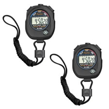 2x Wonday Stoppuhr Sport-Uhr Multifunktion Digital Stopuhr Taschenuhr Wasserfest