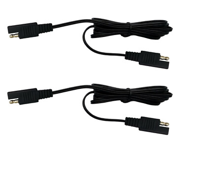 2pcs 6ft DC Power Cable Connector Extension Cord For Deltran Battery Tender & Jr