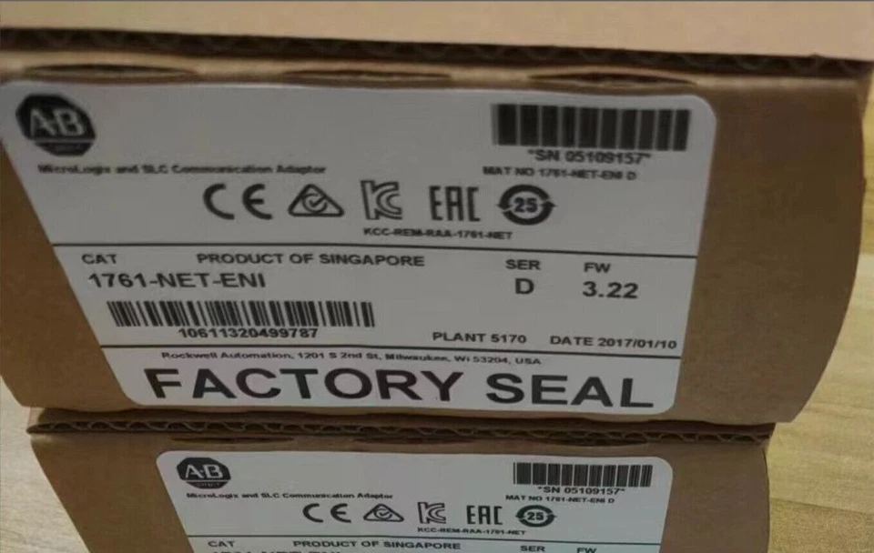 1761-NET-ENI NEW PLC MICROLOGIX AND SLC COMMUNICATION ADA 1761-NET-ENI NEW - Image 2 of 4