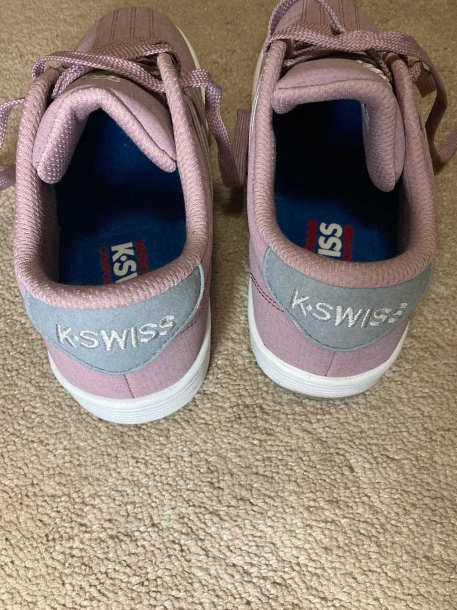 K-Swiss Women Court Frasco 95453-644-M Size in Rose/Silver/White